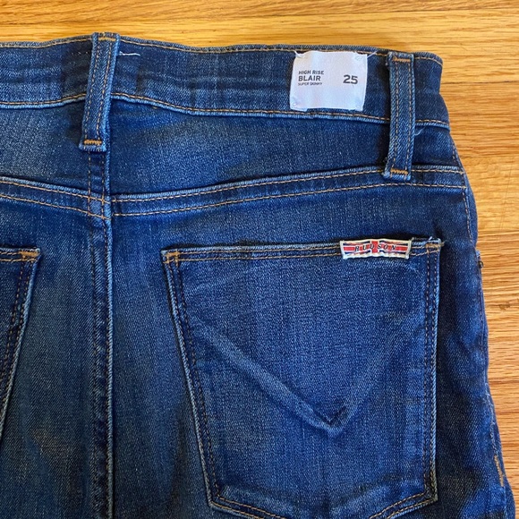 Hudson Jeans | Blair High Rise Super Skinny | Dark Wash Distressed | W 25 - Picture 4 of 4